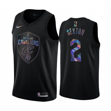 Maillot Basket Cleveland Cavaliers Collin Sexton 2 Iridescent HWC Collection Swingman - Homme